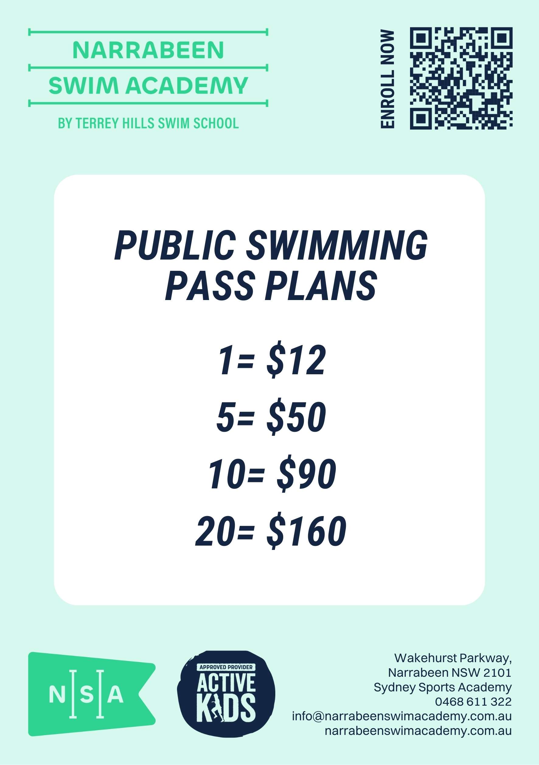 Public Swimming